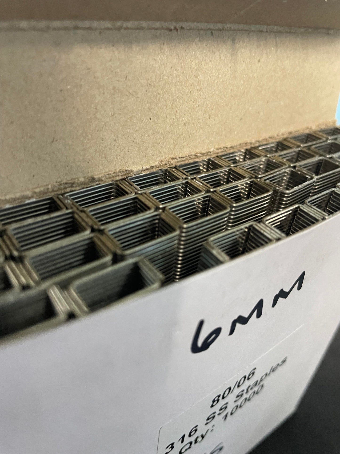 Stainless steel staples for upholstery & trimming