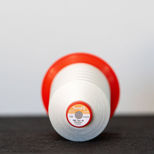 Amann Serafil White Threads