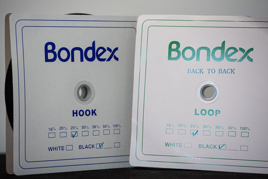 velcro sew on hook & loop black and white 25mm