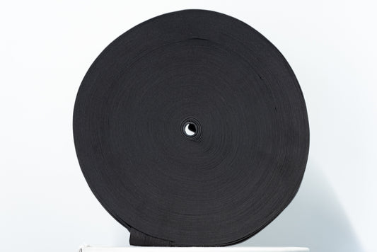 Knitted elastic black and white for sewing