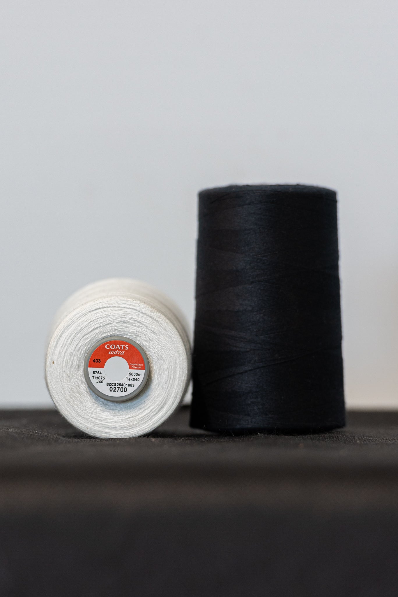 Coats astra staple spun polyester threads for sewing