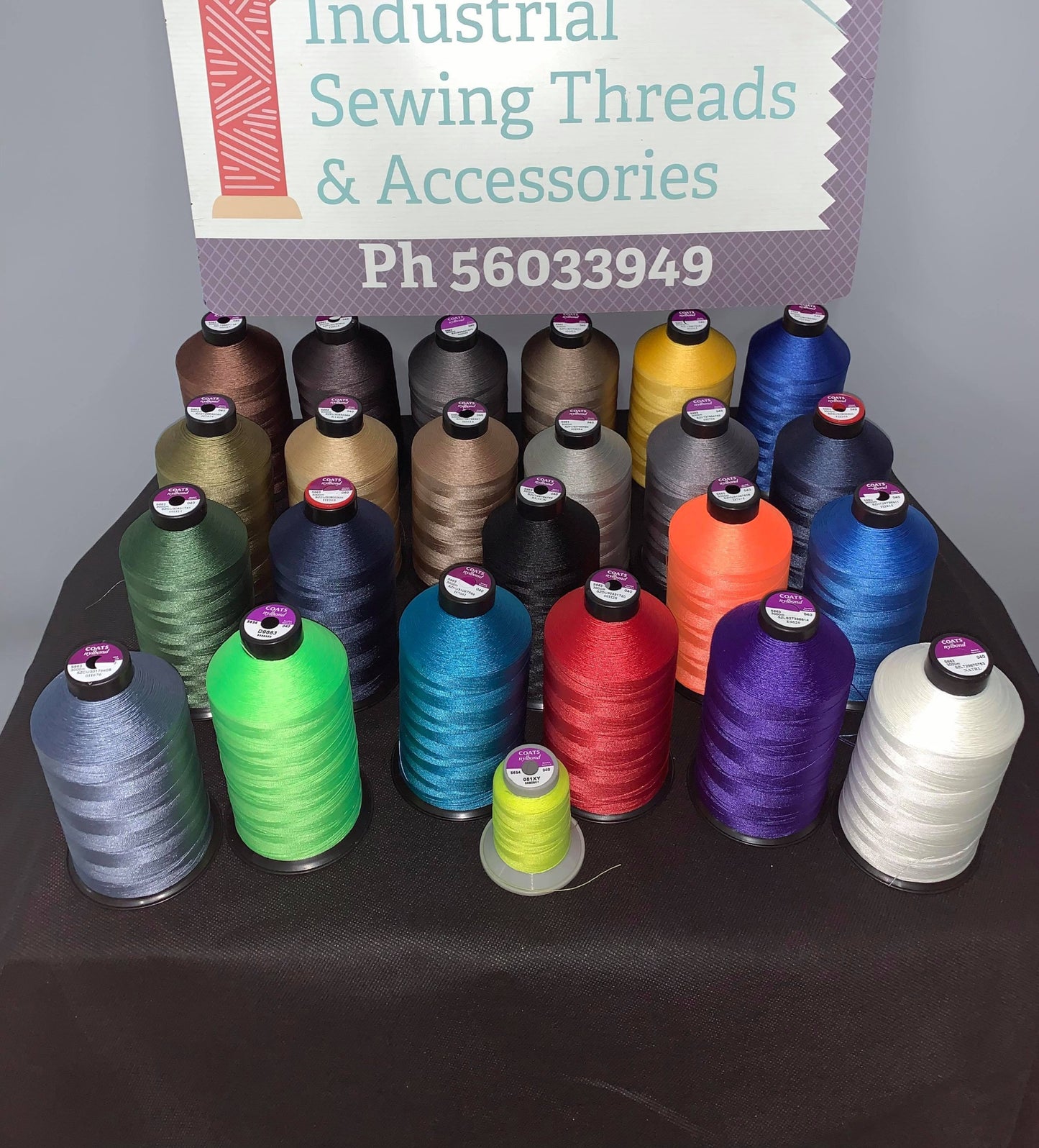 bonded nylon threads colours